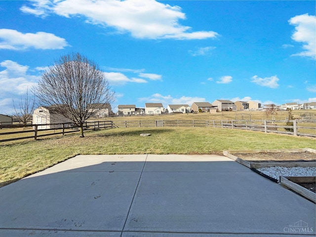 1789 Greentree Meadows Dr, Turtle Creek Twp, OH 45036 - view of patio / terrace featuring a fenced backyard and a rural view