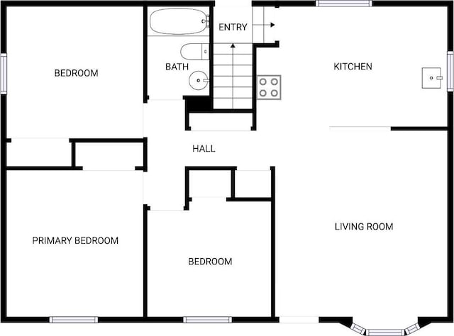 3044 Aries Ct, Colerain Twp, OH 45251 - view of floor plan / room layout
