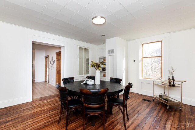 6114 Reily Millville Rd, Reily Twp, OH 45056 - dining space with baseboards and hardwood / wood-style floors