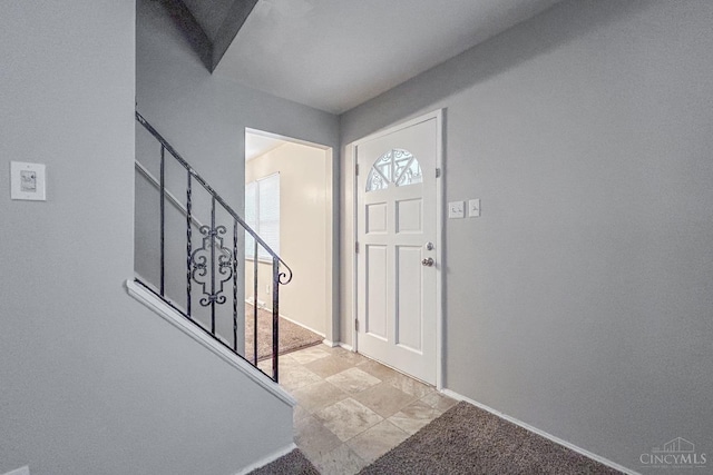3236 Deborah Ln, Green Twp, OH 45239 - foyer featuring stairs and baseboards