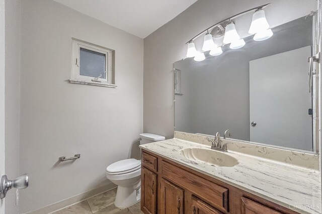 3236 Deborah Ln, Green Twp, OH 45239 - bathroom featuring tile patterned floors, vanity, baseboards, and toilet