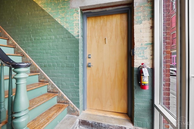 view of exterior entry