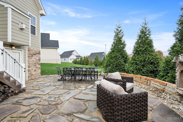 1113 Clover Field Dr, Miami Twp, OH 45140 - view of patio / terrace with outdoor dining area