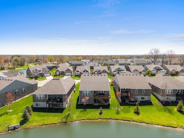 2612 Virgie Ct, Deerfield Twp, OH 45140 - bird's eye view with a water view and a residential view