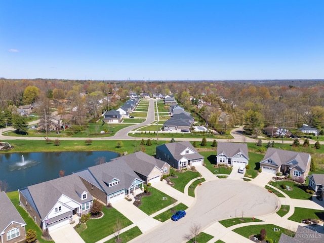 2612 Virgie Ct, Deerfield Twp, OH 45140 - birds eye view of property with a residential view and a water view