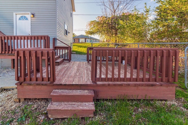 819 E Main St, West Union, OH 45693 - view of wooden terrace