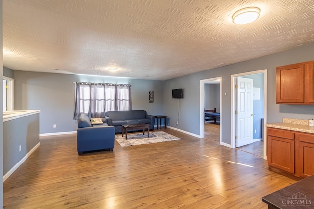 819 E Main St, West Union, OH 45693 - living area featuring baseboards and light wood finished floors