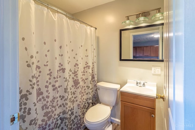 819 E Main St, West Union, OH 45693 - bathroom featuring vanity and a shower with curtain