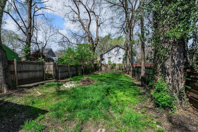 1318 Knowlton St, Cincinnati, OH 45223 - view of yard featuring a fenced backyard