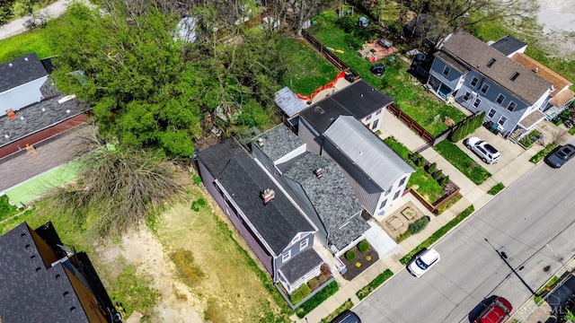 1318 Knowlton St, Cincinnati, OH 45223 - drone / aerial view featuring a residential view