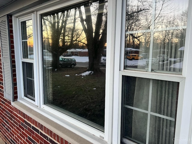 details with brick siding