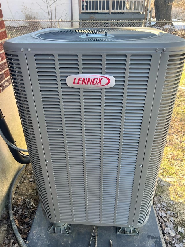 details featuring cooling unit