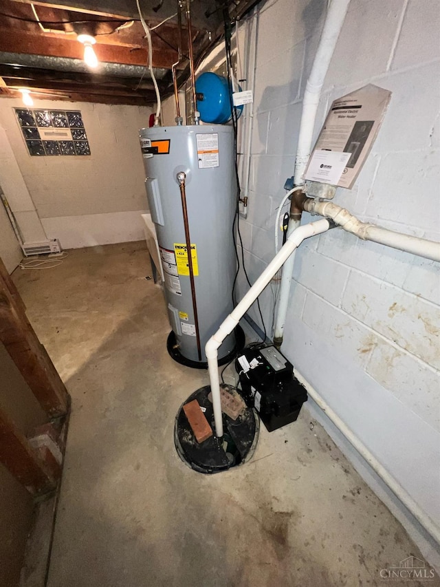 utilities with water heater