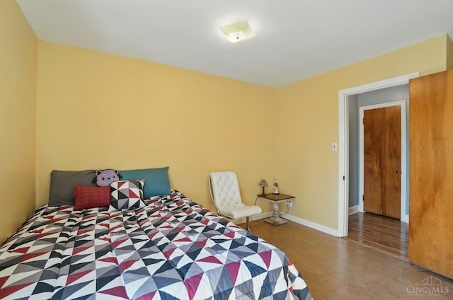 413 N Marshall Rd, Middletown, OH 45042 - bedroom featuring wood finished floors and baseboards