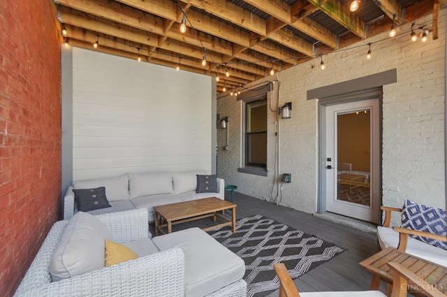 1308 Broadway St Unit 2, Cincinnati, OH 45202 - wooden deck featuring an outdoor living space