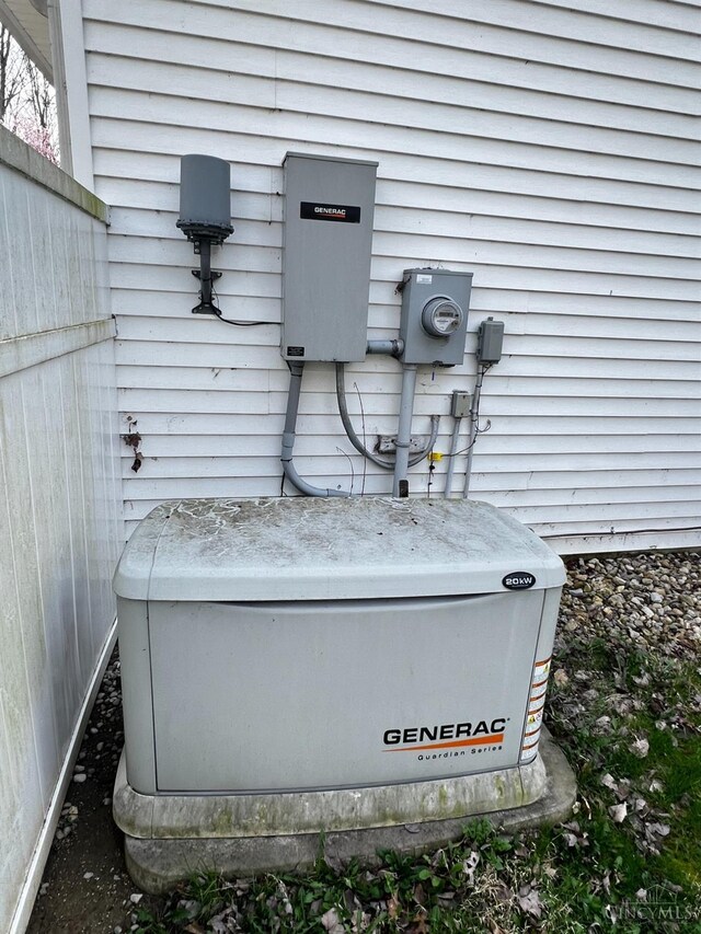 4092 Snowhill Rd, Perry Twp, OH 45118 - details with electric meter and a power unit