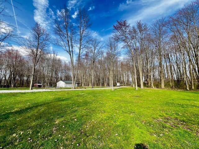 4092 Snowhill Rd, Perry Twp, OH 45118 - view of yard featuring a garage