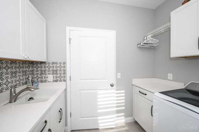 5038 Maiden Way, Liberty Twp, OH 45011 - laundry room with washer / dryer and cabinet space