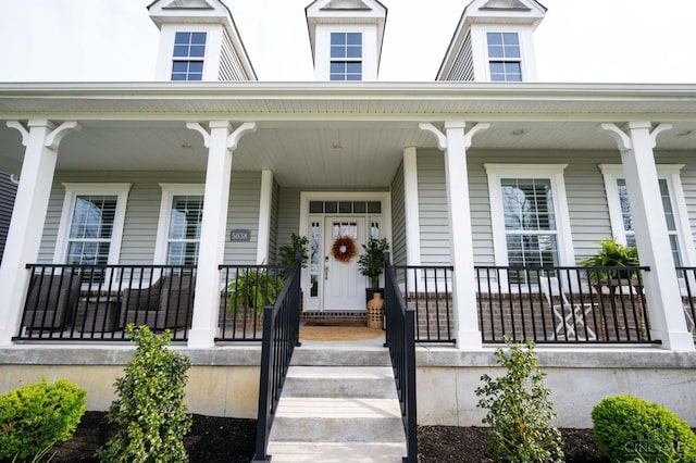 5038 Maiden Way, Liberty Twp, OH 45011 - view of exterior entry featuring covered porch
