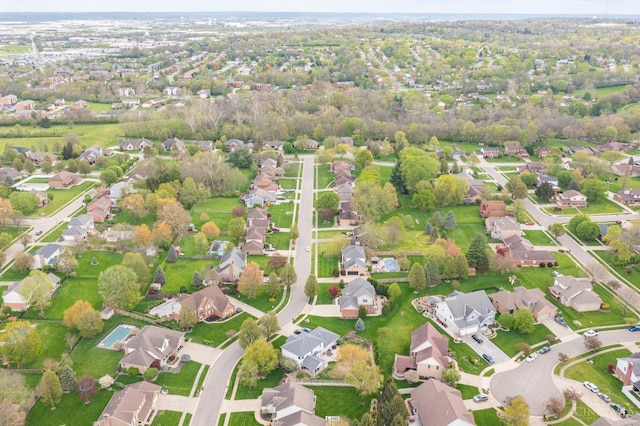 birds eye view of property featuring a residential view