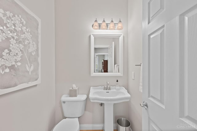 bathroom with toilet