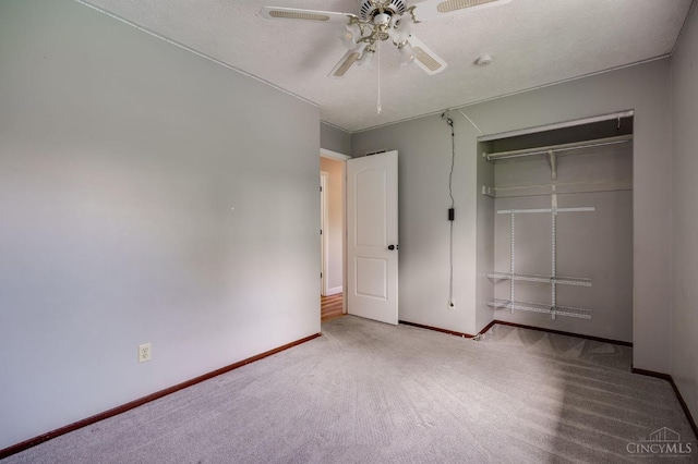 5172 Sheits Rd, Colerain Twp, OH 45251 - unfurnished bedroom featuring carpet flooring, baseboards, and a ceiling fan