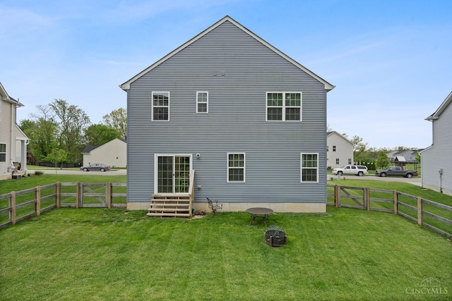 10522 Atterbury Dr, Crosby Twp, OH 45030 - back of house featuring a gate
