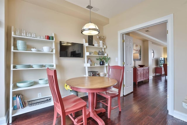 dining room featuring wood finished floors