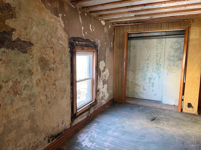 miscellaneous room featuring wood finished floors
