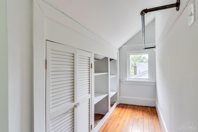 2848 Markbreit Ave, Cincinnati, OH 45209 - interior space featuring lofted ceiling, light wood-style floors, and baseboards