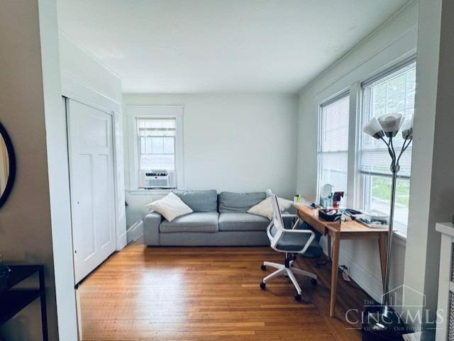 2848 Markbreit Ave, Cincinnati, OH 45209 - office featuring wood finished floors and cooling unit