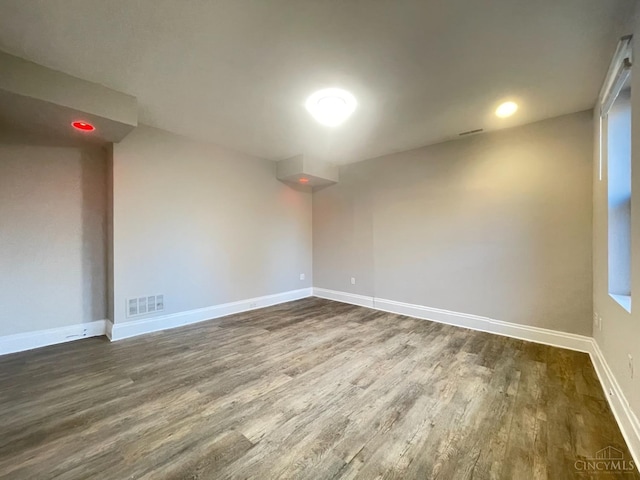 2259 Loth St, Cincinnati, OH 45219 - empty room featuring wood finished floors and baseboards