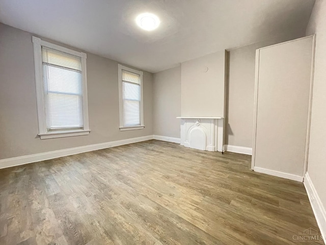 2259 Loth St, Cincinnati, OH 45219 - unfurnished room featuring wood finished floors and baseboards