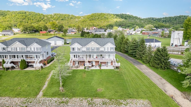 view from above of property