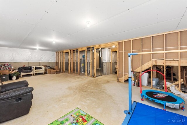 1750 Parkfield Way, Goshen Twp, OH 45122 - unfinished below grade area featuring water heater and heating unit