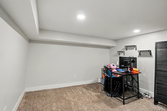 11675 New Biddinger Rd, Harrison Twp, OH 45030 - office space featuring baseboards, carpet floors, and recessed lighting