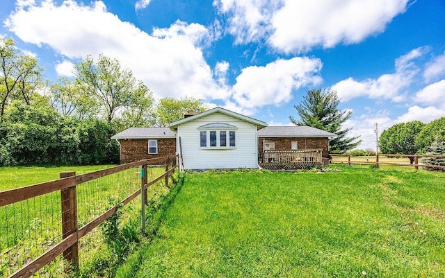 2774 N Law Rd, Reily Twp, OH 45056 - rear view of property featuring a deck and brick siding