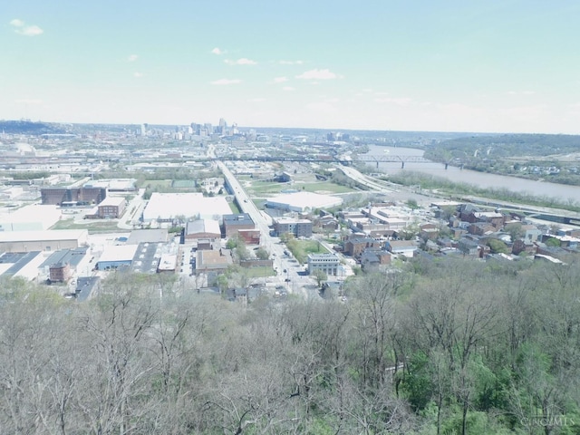aerial view of property's location