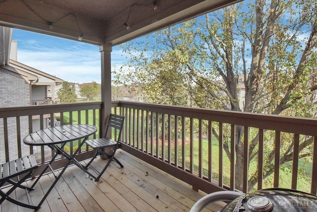 1740 Piper Ln Unit 206, Centerville, OH 45440 - view of wooden deck