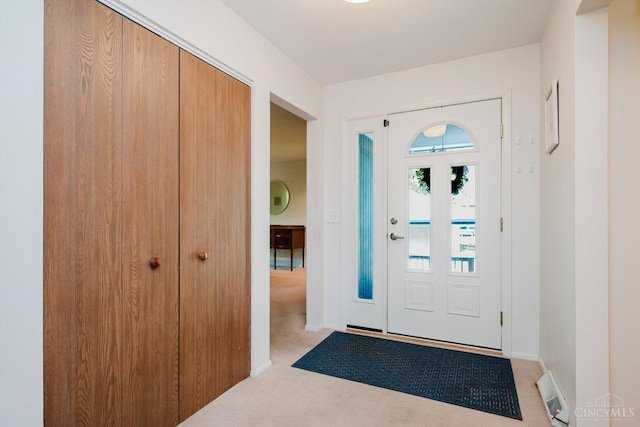 5672 Crooked Tree Ln, Miami Twp, OH 45150 - entryway featuring light colored carpet and baseboards