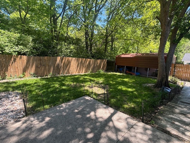 view of yard