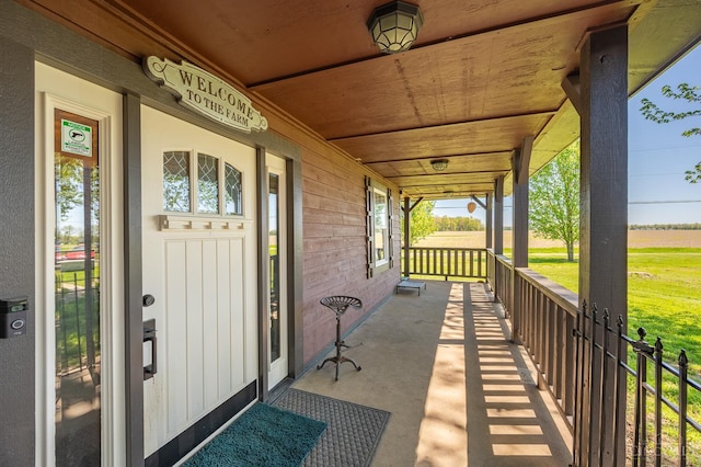 6241 Marathon Edenton Rd, Wayne Twp, OH 45107 - view of covered porch