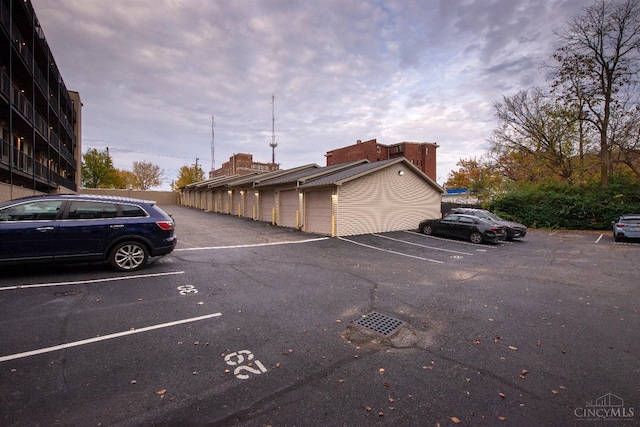 view of uncovered parking lot