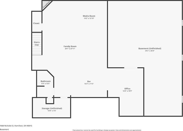 1668 Nichole Ct, Hamilton, OH 45013 - home floor plan