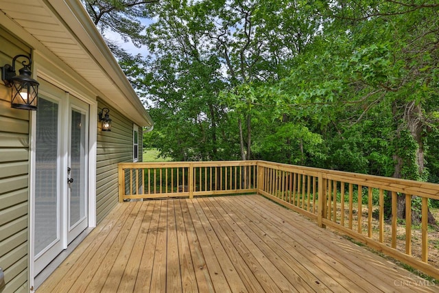 640 Frye Rd, Clay Twp, OH 45171 - view of wooden deck
