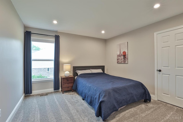 7690 Wharton Ct, West Chester, OH 45069 - carpeted bedroom featuring baseboards and recessed lighting