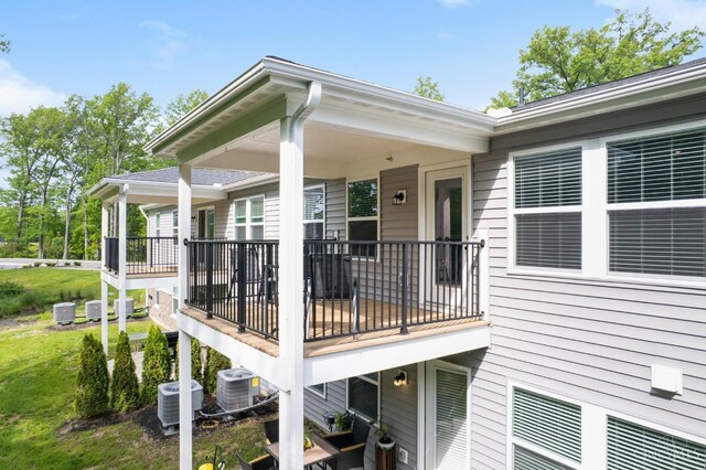 5880 Parkview Ln Unit 303, Miami Twp, OH 45150 - deck featuring central air condition unit