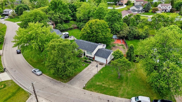 6289 Chablis Dr, Liberty Twp, OH 45011 - aerial view of residential area featuring a tree filled landscape