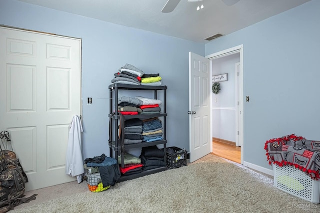 8588 Twincreek Dr, Franklin Twp, OH 45005 - carpeted bedroom featuring a ceiling fan