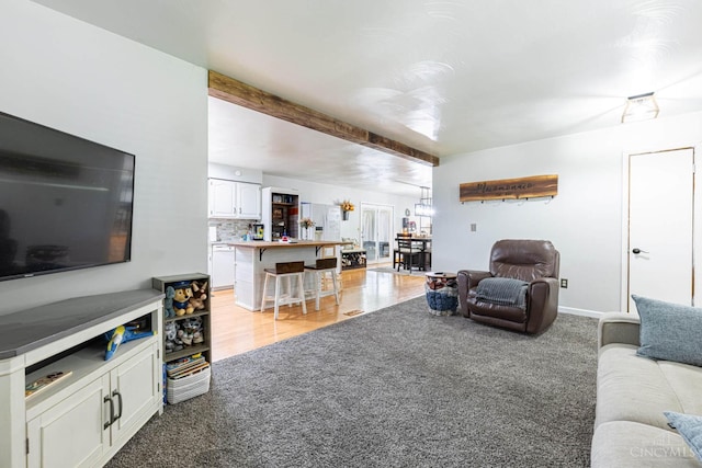 8588 Twincreek Dr, Franklin Twp, OH 45005 - living area with light colored carpet and baseboards